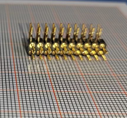 Terastor Round hole pin/Pin Header 2.54mm 2*10P Double bend 90 degrees