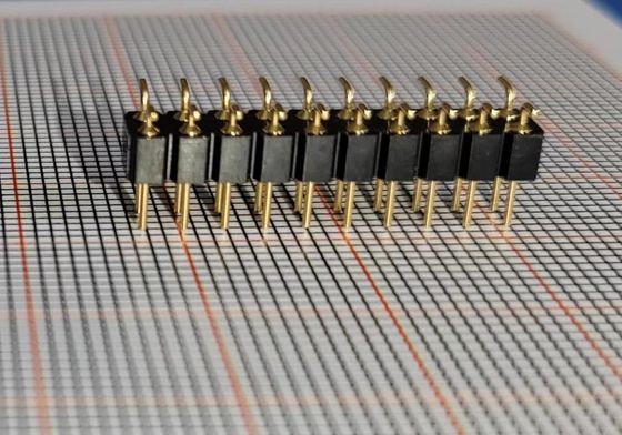 Terastor Round hole pin/Pin Header 2.54mm 2*10P SMT