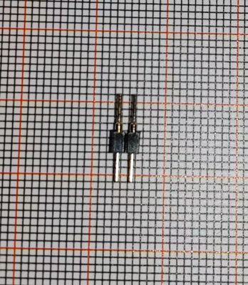 Terastor Round hole pin/Pin Header 2.0mm 1*2P