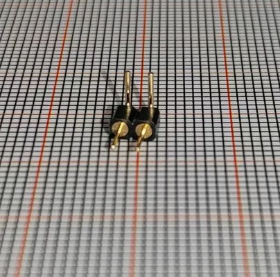 Terastor Round hole pin/Pin Header 2.54mm 1*2P Single bend 90 degrees